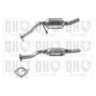 QUINTON HAZELL QCAT90012H - Catalyseur