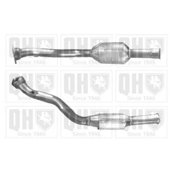 Catalyseur QUINTON HAZELL QCAT90166H pour CITROEN XANTIA 1.6 i - 88cv