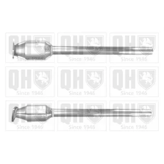 Catalyseur QUINTON HAZELL QCAT90250H pour AUDI A6 2.0 - 100cv
