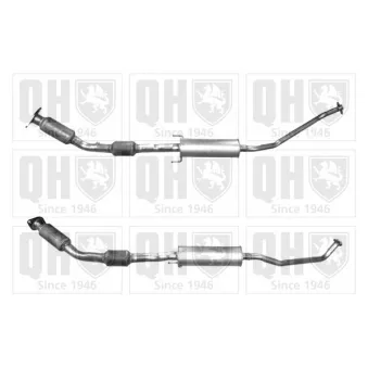 Catalyseur QUINTON HAZELL OEM 174100D120