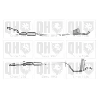 QUINTON HAZELL QCAT91674H - Catalyseur