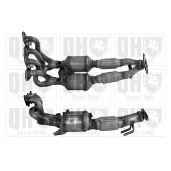 Catalyseur QUINTON HAZELL QCAT92040H pour FORD FOCUS 1.6 - 125cv