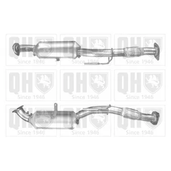 Filtre à particules / à suie, échappement QUINTON HAZELL [QDPF11220]