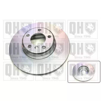 Jeu de 2 disques de frein avant QUINTON HAZELL OEM 34116792223