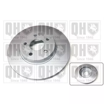 QUINTON HAZELL BDC6172 - Jeu de 2 disques de frein avant