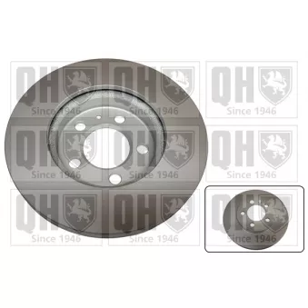 QUINTON HAZELL BDC6181 - Jeu de 2 disques de frein avant