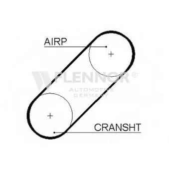 FLENNOR 4984 - Courroie de distribution