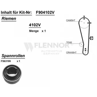 Kit de distribution FLENNOR [F904102V]