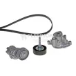 Pompe à eau+Jeu de courroie trapézoïdale à nervures FLENNOR [FP66PK1735]