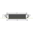 Intercooler, échangeur PRASCO [AA344N001]