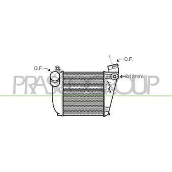 Intercooler, échangeur AVA QUALITY COOLING AIA4354