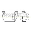 PRASCO AD022N009 - Intercooler, échangeur