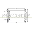 Radiateur, refroidissement du moteur PRASCO [AD034R004]
