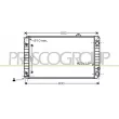 Radiateur, refroidissement du moteur PRASCO [AD060R006]