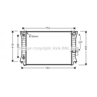 PRASCO AI2190 - Radiateur, refroidissement du moteur