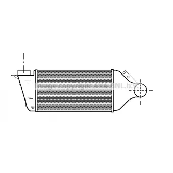 Intercooler, échangeur PRASCO [AI4102]