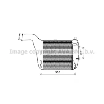 PRASCO AI4316 - Intercooler, échangeur