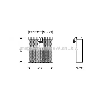 Évaporateur climatisation PRASCO [AIV031]