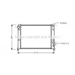 Radiateur, refroidissement du moteur PRASCO [AL2031]