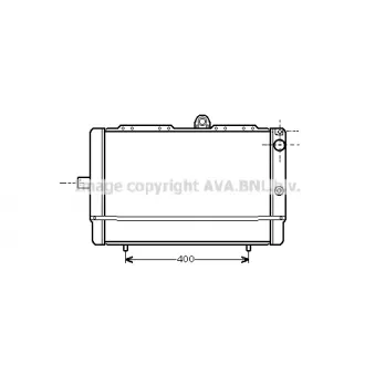 Radiateur, refroidissement du moteur PRASCO [AL2045]