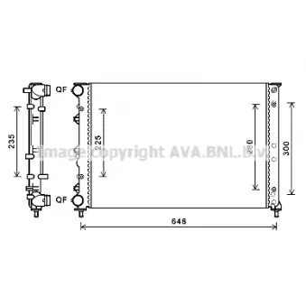 PRASCO AL2144 - Radiateur, refroidissement du moteur