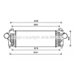 Intercooler, échangeur PRASCO [AL4142]