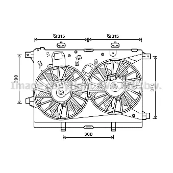 PRASCO AL7517 - Ventilateur, refroidissement du moteur