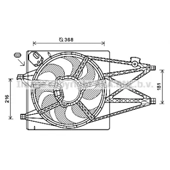 PRASCO AL7520 - Ventilateur, refroidissement du moteur