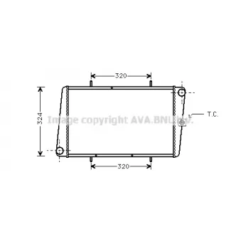 PRASCO AU2024 - Radiateur, refroidissement du moteur