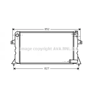 PRASCO AU2031 - Radiateur, refroidissement du moteur