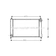 Radiateur, refroidissement du moteur PRASCO [AU2077]