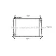 Radiateur, refroidissement du moteur PRASCO [AU2094]