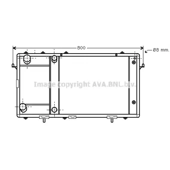 PRASCO AU2137 - Radiateur, refroidissement du moteur