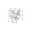 Ventilateur, refroidissement du moteur PRASCO [AU7503]