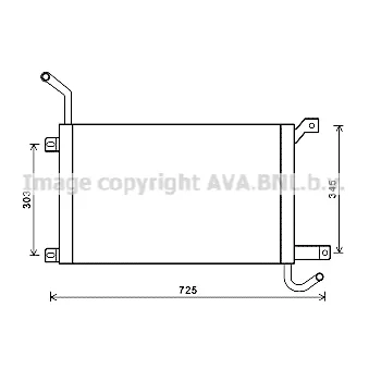 PRASCO AUA2224 - Radiateur, refroidissement du moteur