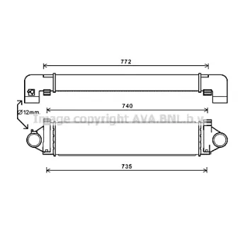 PRASCO AUA4218 - Intercooler, échangeur