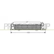 PRASCO BM024N001 - Intercooler, échangeur