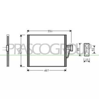 Condenseur, climatisation PRASCO OEM 64538378438