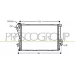 Radiateur, refroidissement du moteur PRASCO [BM044R006]