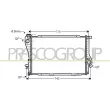 Radiateur, refroidissement du moteur PRASCO [BM044R010]