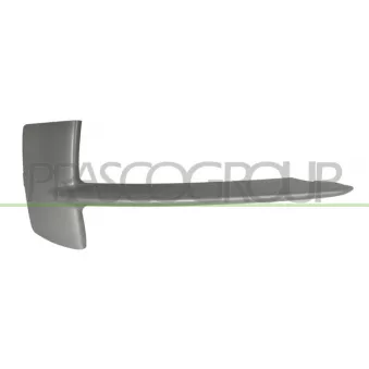 Baguette et bande protectrice, pare-chocs arrière gauche PRASCO BM8261234