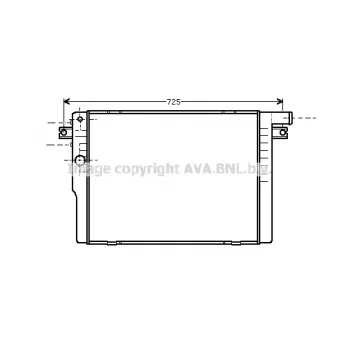 PRASCO BW2091 - Radiateur, refroidissement du moteur