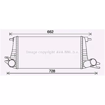 PRASCO BW4577 - Intercooler, échangeur