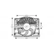 PRASCO BW7514 - Ventilateur, refroidissement du moteur