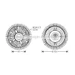 Embrayage, ventilateur de radiateur PRASCO [BWC326]