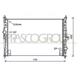Radiateur, refroidissement du moteur PRASCO [CI450R001]