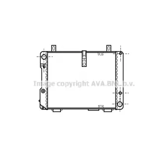 PRASCO CN2004 - Radiateur, refroidissement du moteur