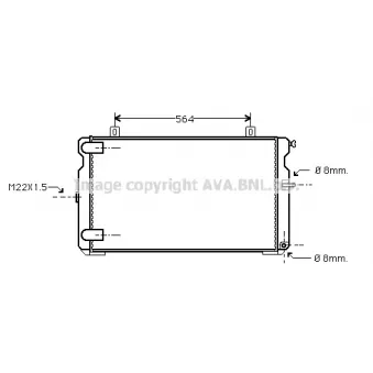 PRASCO CN2008 - Radiateur, refroidissement du moteur