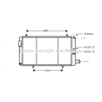 PRASCO CN2035 - Radiateur, refroidissement du moteur