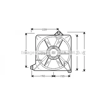 PRASCO CN7514 - Moteur électrique, pulseur d'air habitacle